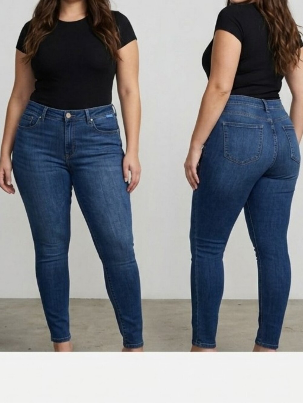1 Denim- Stylish Indigo Women's Skinny Jeans